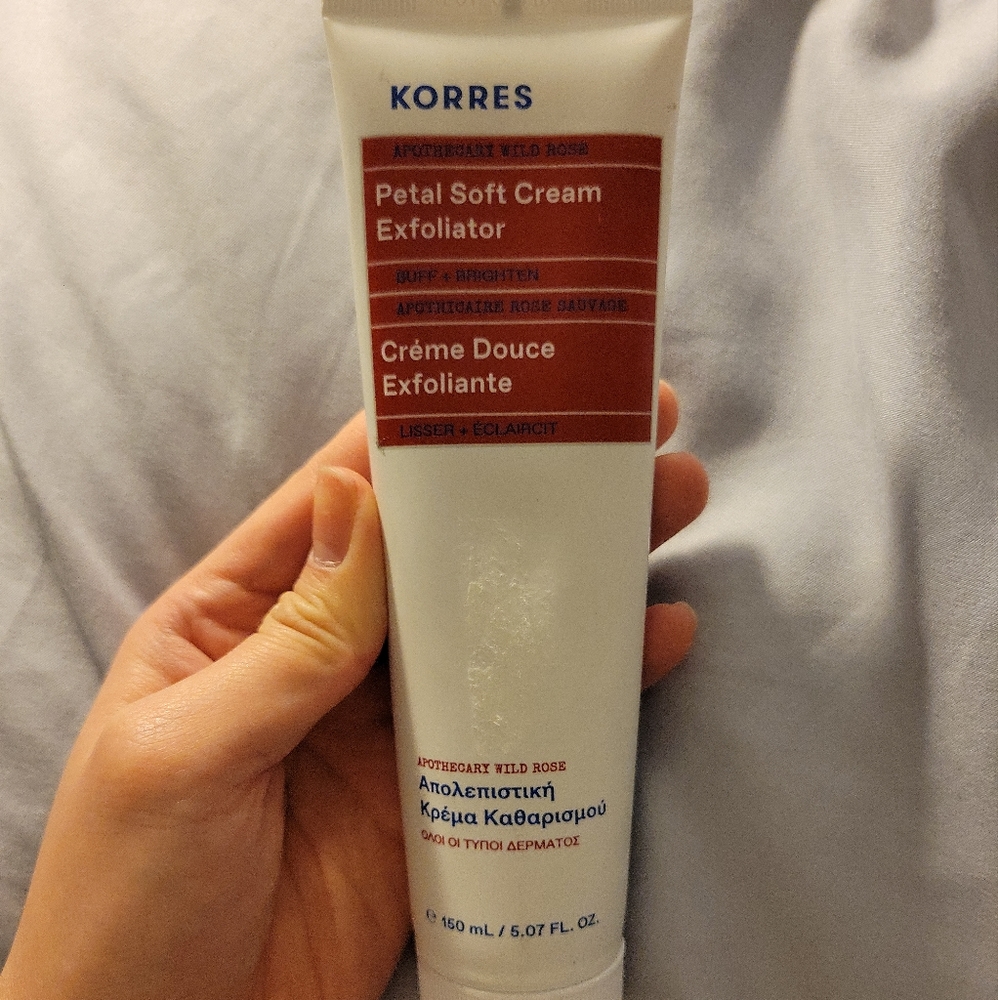 Brand new SEALED Korres Apothecary Wild Rose Petal Soft Cream Exfoliator